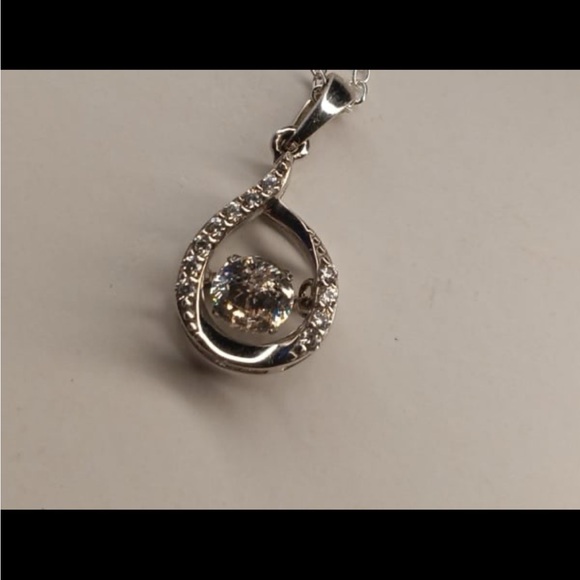 Platinum over Sterling Silver Nexklace Charm - Picture 2 of 4